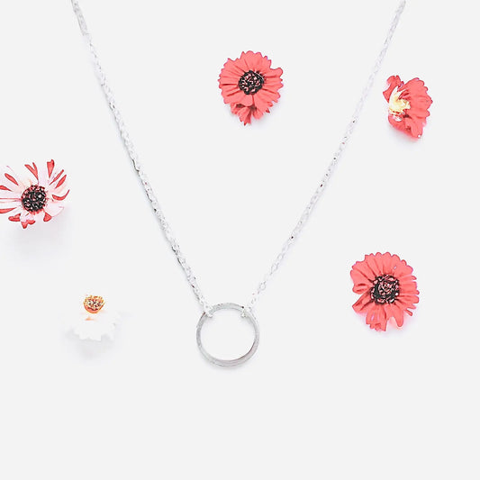 Circle Necklace (in gold or silver) Sweetwater Labs
