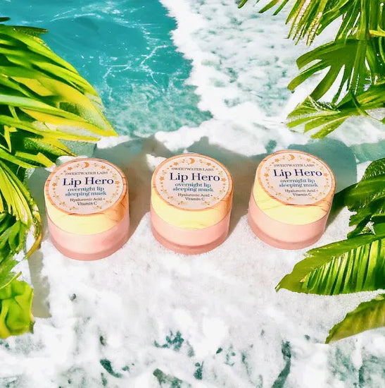 NEW! Lip Hero Tropical Set (Mango, Pineapple + Coffee Vanilla) Sweetwater Labs