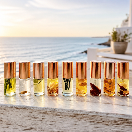 9-PACK MINI PERFUME COLLECTION. 100% Natural flower infused. DISCOVERY SET - Sweetwater Labs