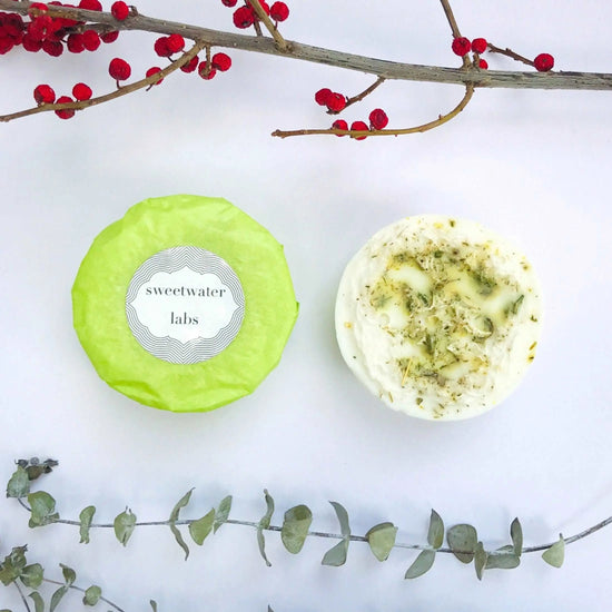2-SIDED GOAT'S MILK LOOFAH SOAP (SANDALWOOD). Ultra hydrating, beautiful woodsy/musky scent 4 pack Sweetwater Labs