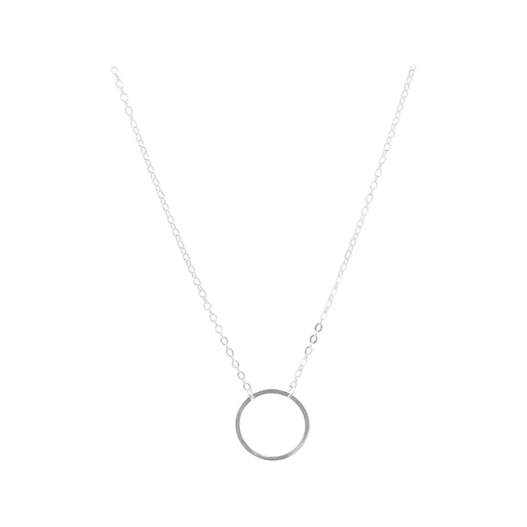 Bright Circle Necklace (in gold or silver) Sweetwater Labs