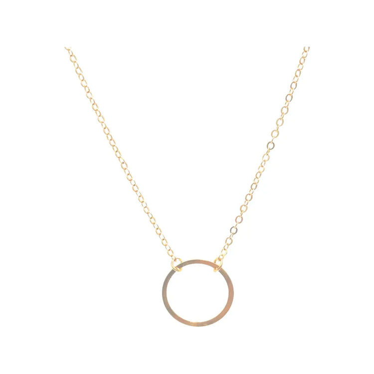 Bright Circle Necklace (in gold or silver) Sweetwater Labs
