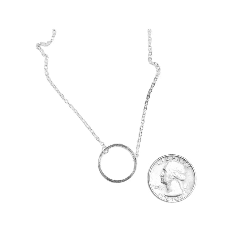 Bright Circle Necklace (in gold or silver) Sweetwater Labs