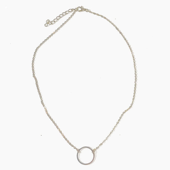 Bright Circle Necklace (in gold or silver) Sweetwater Labs