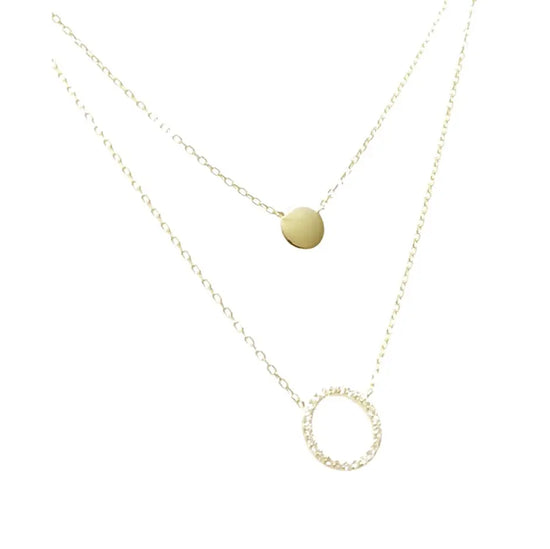 Double Chain Gold Necklace Sweetwater Labs