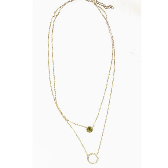 Double Chain Gold Necklace Sweetwater Labs