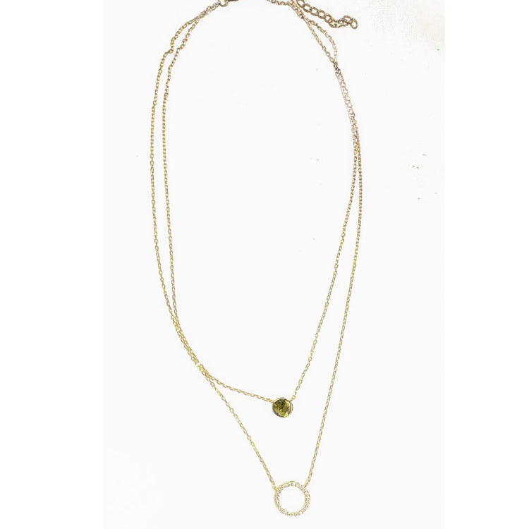 Double Chain Gold Necklace Sweetwater Labs