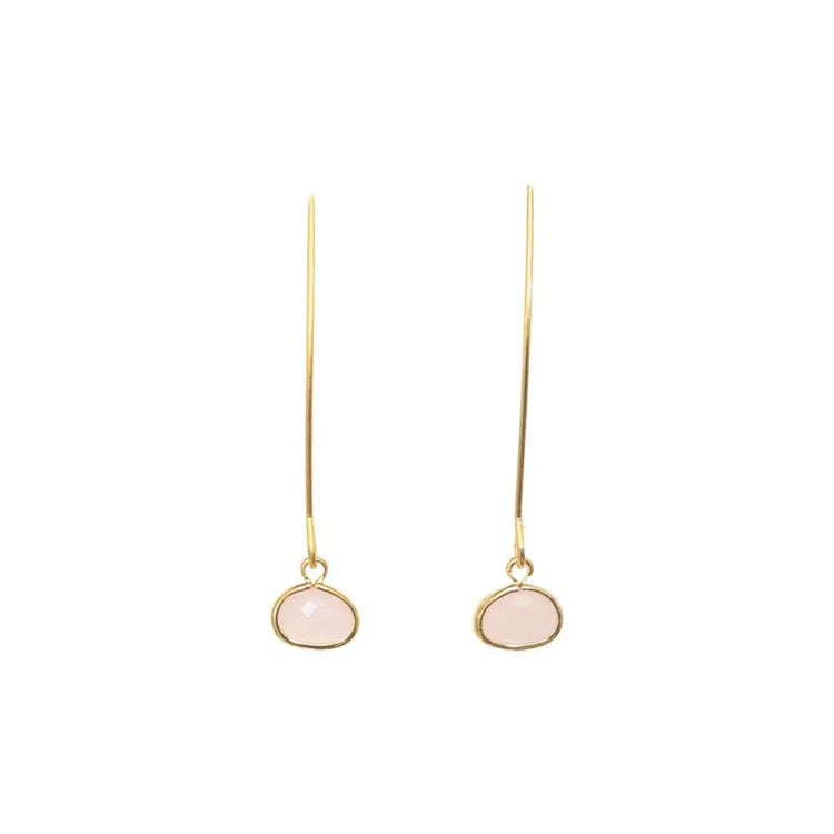 Energy Stone Long Drop Earrings (various stone options) Sweetwater Labs