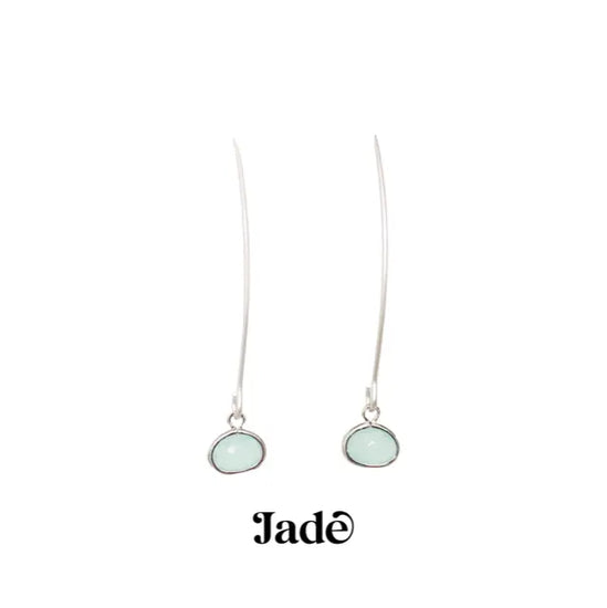Energy Stone Long Drop Earrings (various stone options) Sweetwater Labs