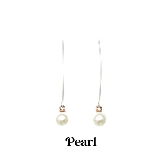 Energy Stone Long Drop Earrings (various stone options) Sweetwater Labs