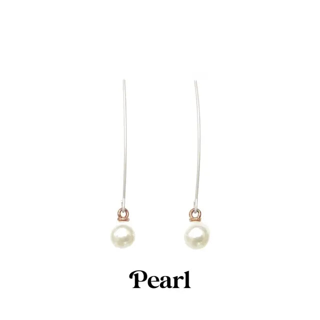 Energy Stone Long Drop Earrings (various stone options) Sweetwater Labs