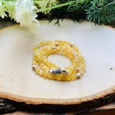 Energy Stone Wrap Bracelet/ Necklace (Citrine) Sweetwater Labs