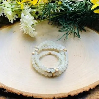 Energy Stone Wrap Bracelet/ Necklace (Jade) Sweetwater Labs