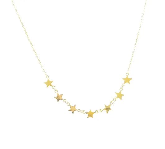 Floating Gold Star Necklace Sweetwater Labs