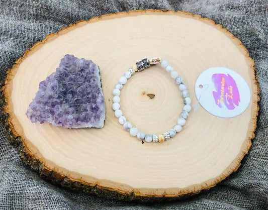 Howlite Energy Stone Bracelet Sweetwater Labs
