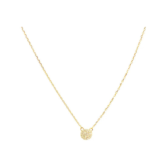 Petite Crystal Circle Necklace (sterling silver or 16K gold) Sweetwater Labs