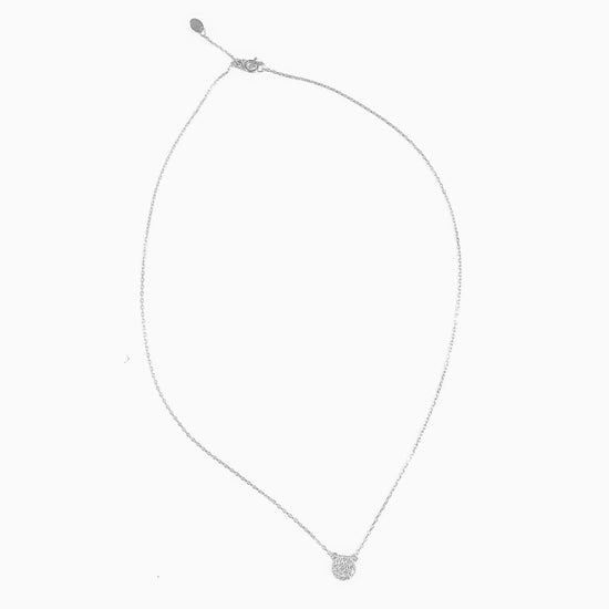 Petite Crystal Circle Necklace (sterling silver or 16K gold) Sweetwater Labs