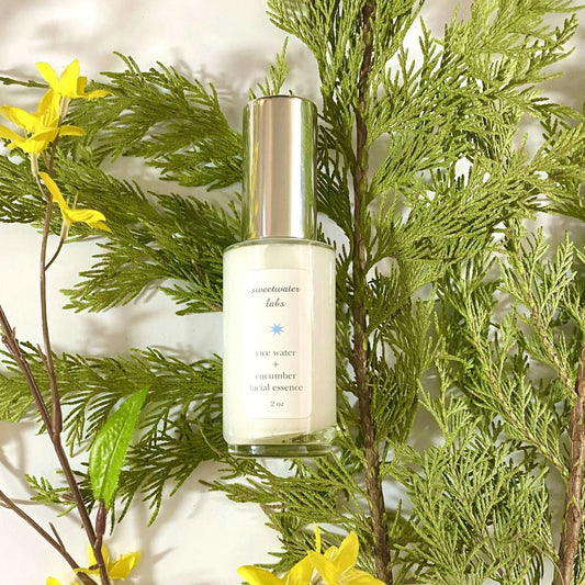 RICE WATER + CUCUMBER TONER / FACE MIST. Brightens + softens Sweetwater Labs