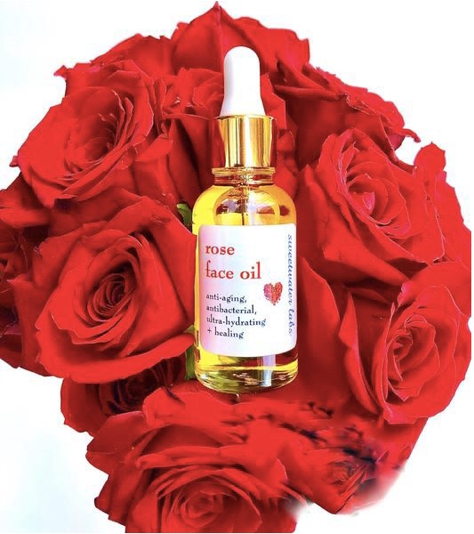 Rose Face Oil. Pure Bulgarian Rose and Argan Oils. Super Nourishing + Hydrating. Incredible Results Sweetwater Labs