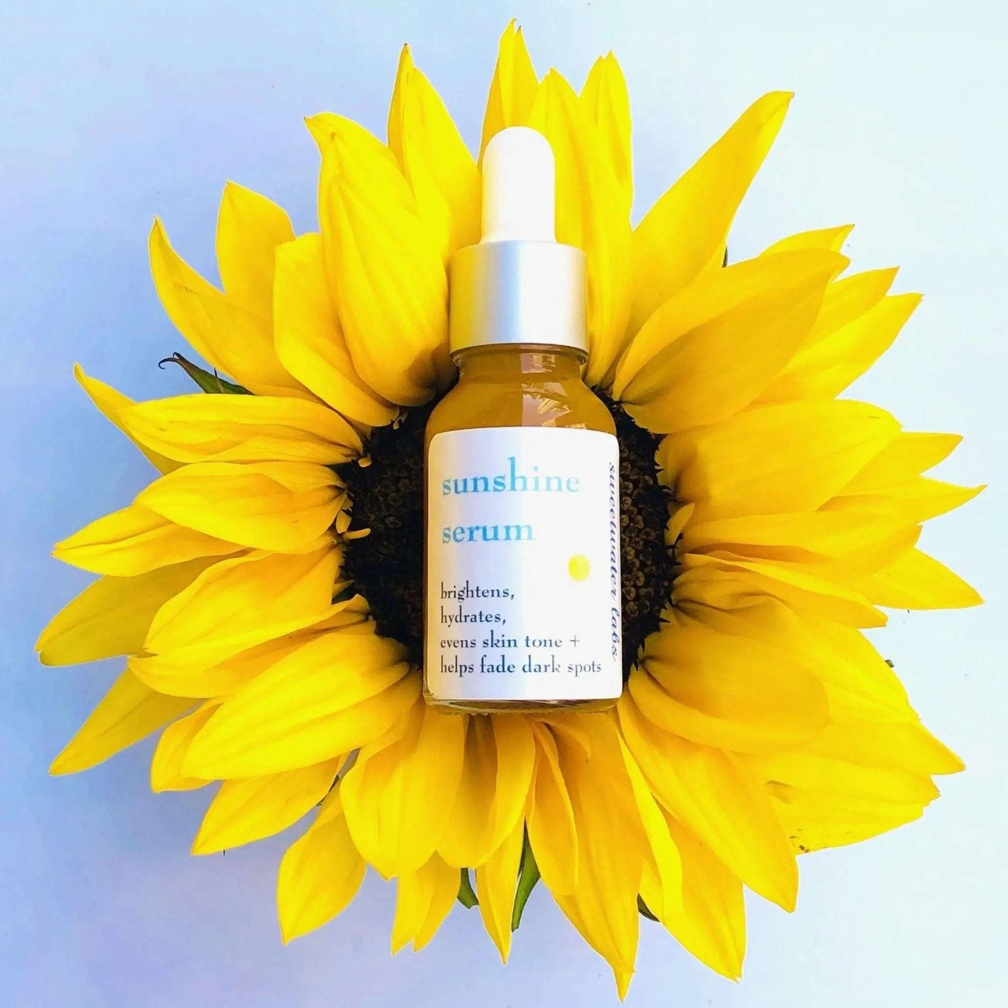 SUNSHINE SERUM. Brightens + Evens skin tone WITHOUT– Sweetwater Labs