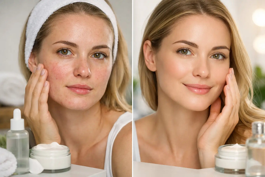 Sensitive Skin Routine Before After: What Changes