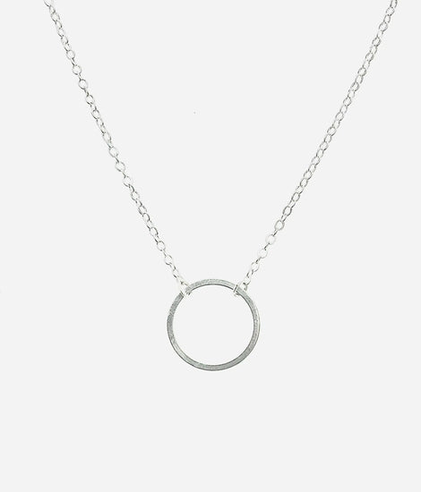 Bright Circle Necklace (in gold or silver) Sweetwater Labs