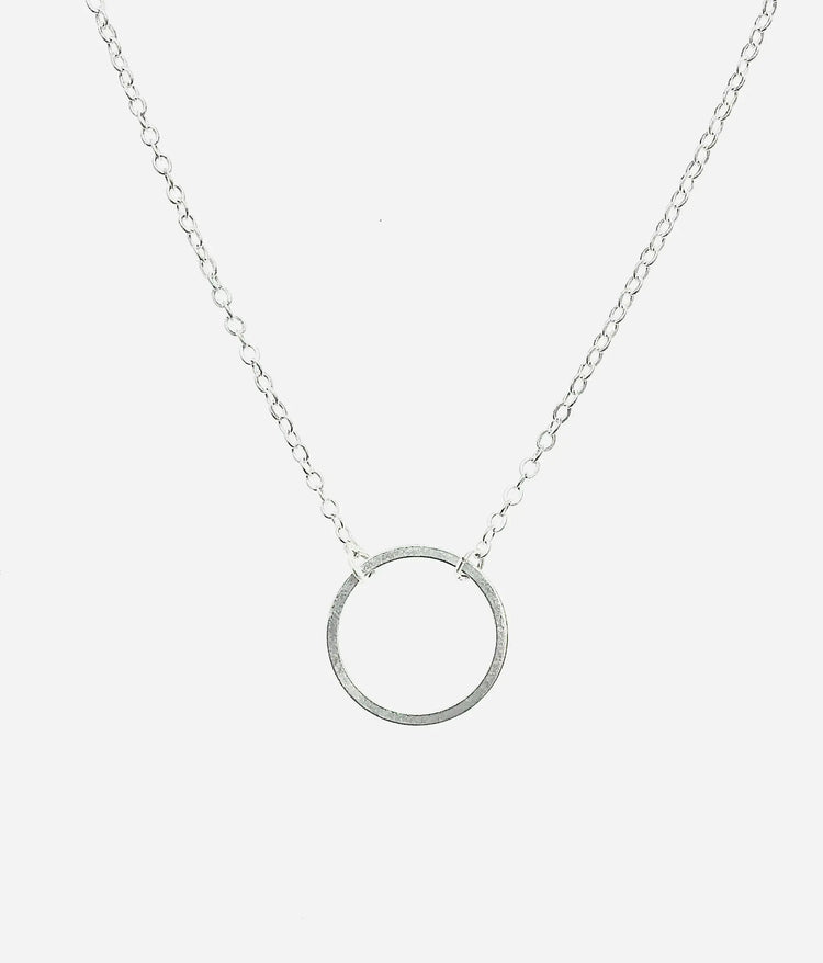 Bright Circle Necklace (in gold or silver) Sweetwater Labs
