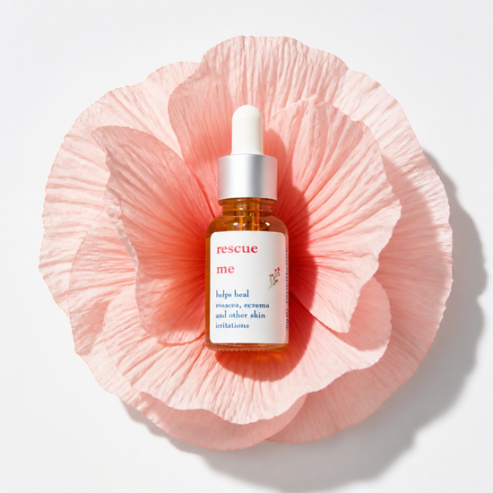 RESCUE ME. Helps heal skin irritations (eczema, rosacea and rash). Relieves itching - Sweetwater Labs