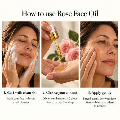 ROSE FACE OIL For Super Nourished + Glowing Skin.  VANITY FAIR TOP PICK FACE MOISTURIZER - Sweetwater Labs