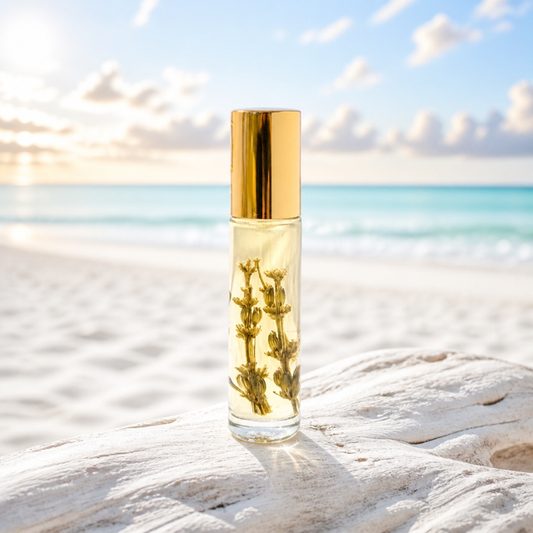 LAVENDER FLOWER INFUSED PERFUME. Helps calm + reduce anxiety. 100% natural alternative to chemical fragrances!