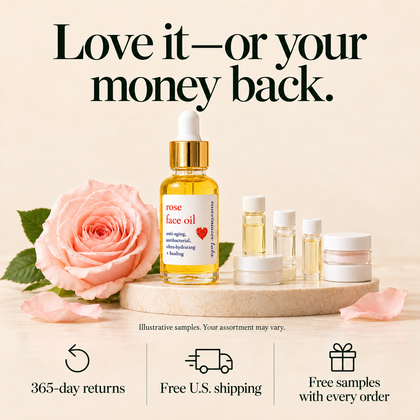 ROSE FACE OIL For Super Nourished + Glowing Skin.  VANITY FAIR TOP PICK FACE MOISTURIZER - Sweetwater Labs