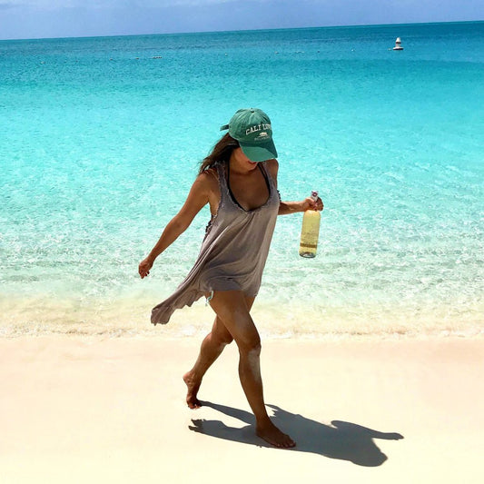 Nadia on the beach