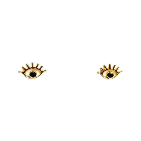Evil Eye Stud Earrings Sweetwater Labs