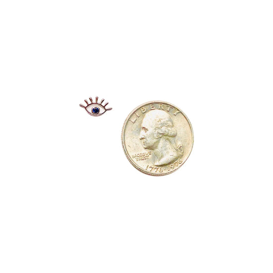 Evil Eye Stud Earrings Sweetwater Labs