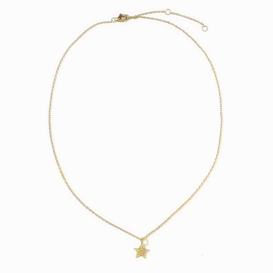 Sterling Silver Single Star Necklace (in silver or gold) Sweetwater Labs
