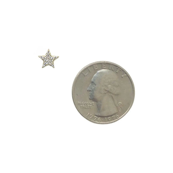 Teeny Tiny Star Stud Earrings (Gold or Silver) Sweetwater Labs
