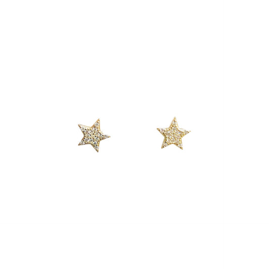 Teeny Tiny Star Stud Earrings (Gold or Silver) Sweetwater Labs
