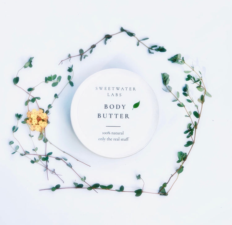 NEW! Body Butter with collagen. Luxurious + light. Super healthy for skin. Amazing scents Sweetwater Labs