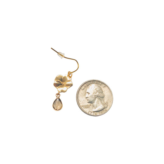 Energy Stone Clover Leaf Earrings (various stone options in gold or silver) Sweetwater Labs