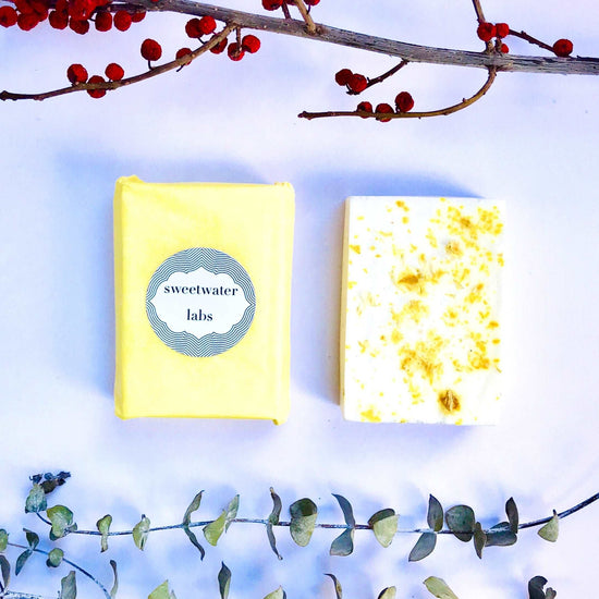 New! 4-pack, fantastic Goat's Milk & Vitamin E Soaps (HONEYSUCKLE). Ultra hydrating, antibacterial, smells incredible - for hands and body freeshipping - Sweetwater Labs