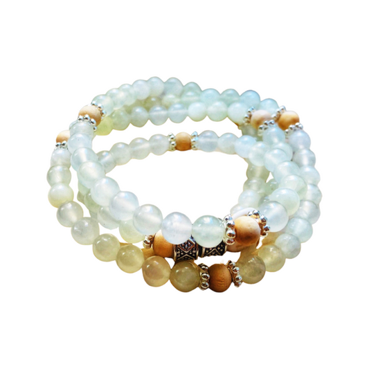 Energy Stone Wrap Bracelet/ Necklace (Jade) Sweetwater Labs