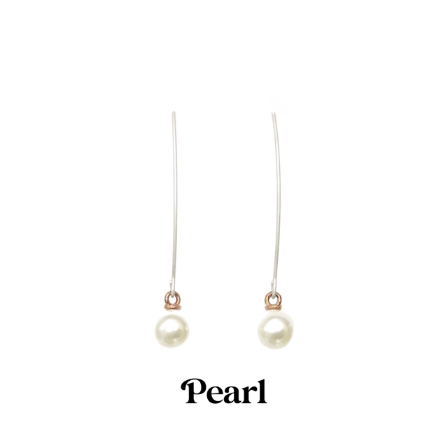 Long Drop Pearl Earrings Sweetwater Labs