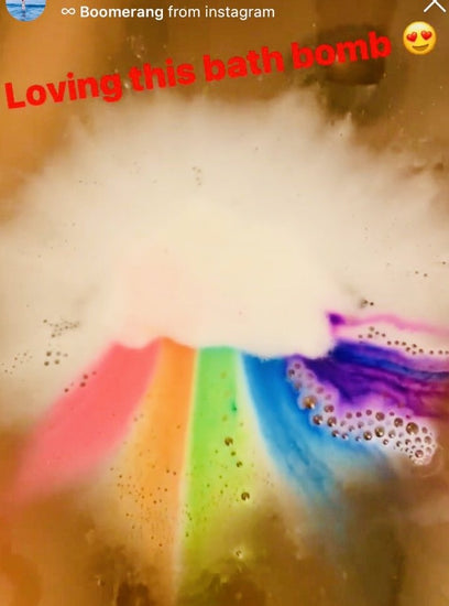 New! Moisturizing Rainbow Cloud Bath Bomb. 2-pack Sweetwater Labs