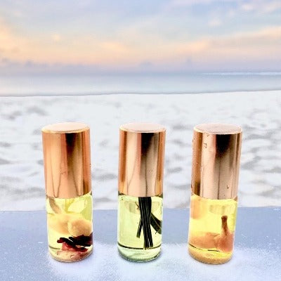 MINI PERFUME TRIO. 100% Natural flower infused perfume. You choose scents Sweetwater Labs